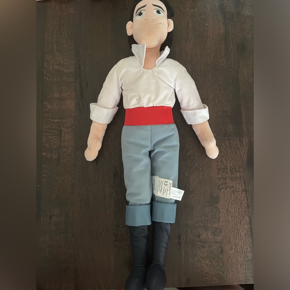 21” Prince Eric plush - Disney